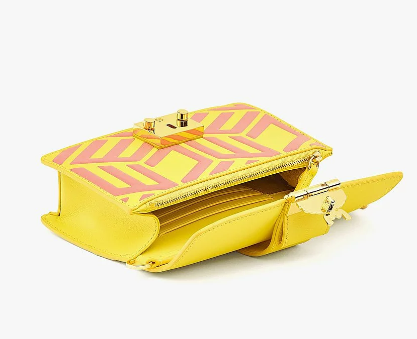 Túi MCM Gretl Crossbody in Cubic Logo Leather MWRCSWO03Y3001 - Ảnh 4