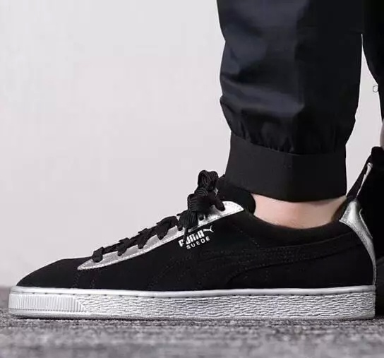 Giày Puma Suede Classic Metallic 'Black Grey' 367397-03 - Ảnh 2