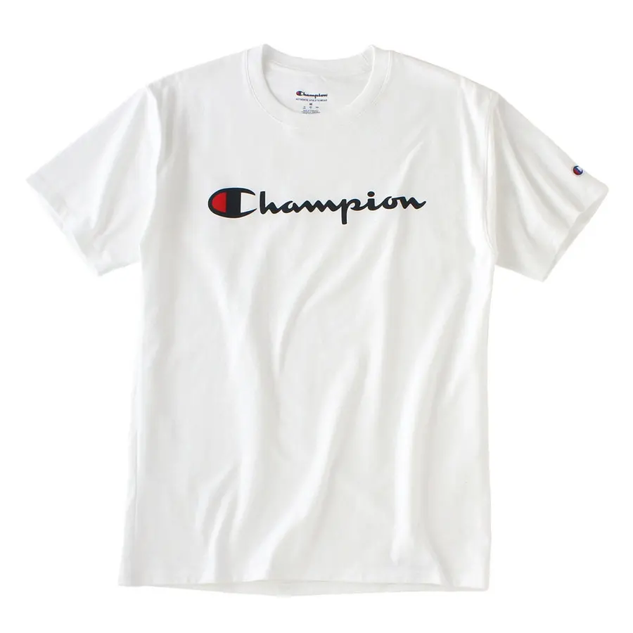 Áo Champion Classic Graphic Logo Jersey T-Shirt 'White' GT23H