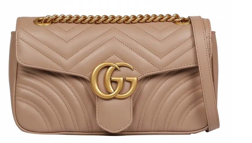 Túi Gucci GG Marmont Matelassé Shoulder Bag Dusty Pink Leather 443497 DTDIT 5729