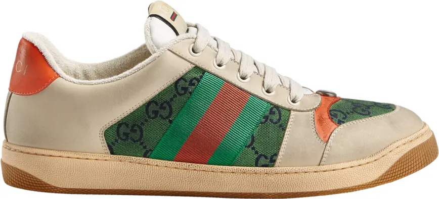 Giày Gucci Screener GG White Green 546551-9SFR0-3390