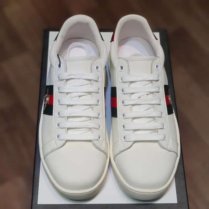 Giày Gucci Wmns Ace Embroidered 'Bee' 431942-A38G0-9064 - Ảnh 3