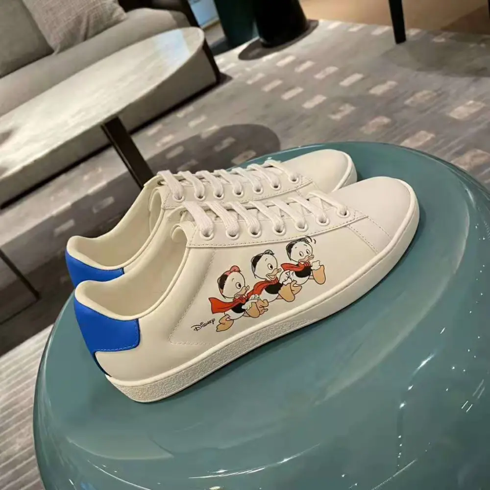 Giày Gucci Ace x Disney Huey, Dewey, Louie (W) 649400-AYO70-9062 - Ảnh 4