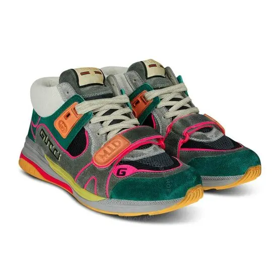 Alternative view of Giày Gucci Ultrapace Mid 'Green Teal' 598132-0PVZ0-3185
