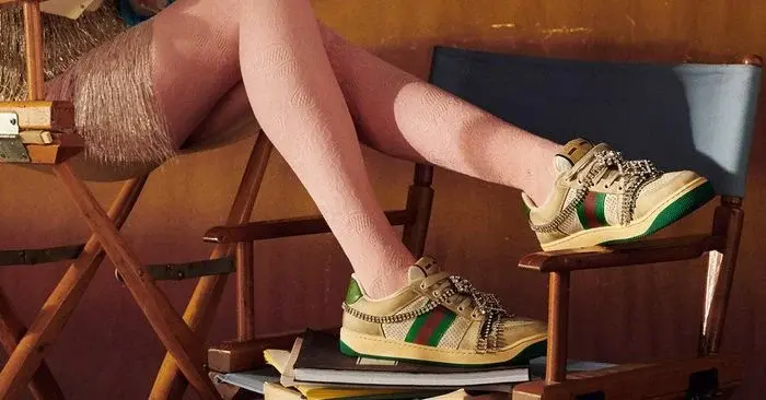 Giày Gucci Wmns Screener 'Green Orange' 577684-9PYQ0-9116 - Ảnh 6