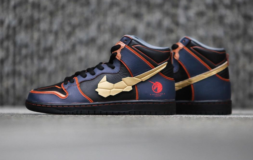 Giày Nike Gundam x Dunk High SB 'Project Unicorn - Banshee Norn' DH7717-400 - Ảnh 3