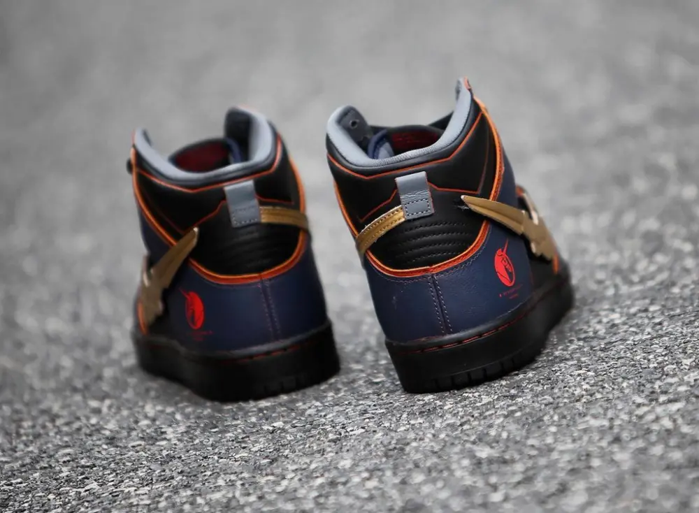 Giày Nike Gundam x Dunk High SB 'Project Unicorn - Banshee Norn' DH7717-400 - Ảnh 4