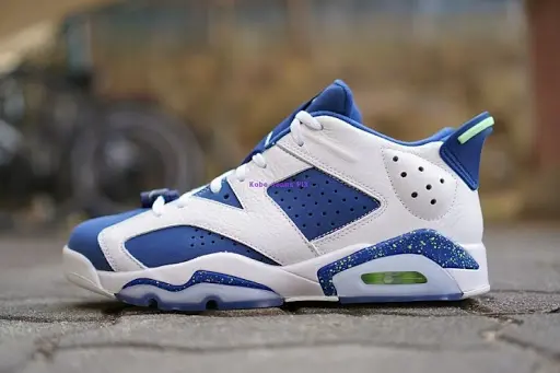 Giày Nike Air Jordan 6 Low BG 'Ghost Green' 768881-106 - Ảnh 3