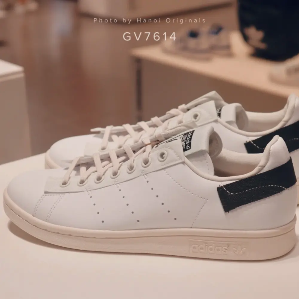 Giày Adidas Stan Smith 'White Green' GW13906 - Ảnh 7