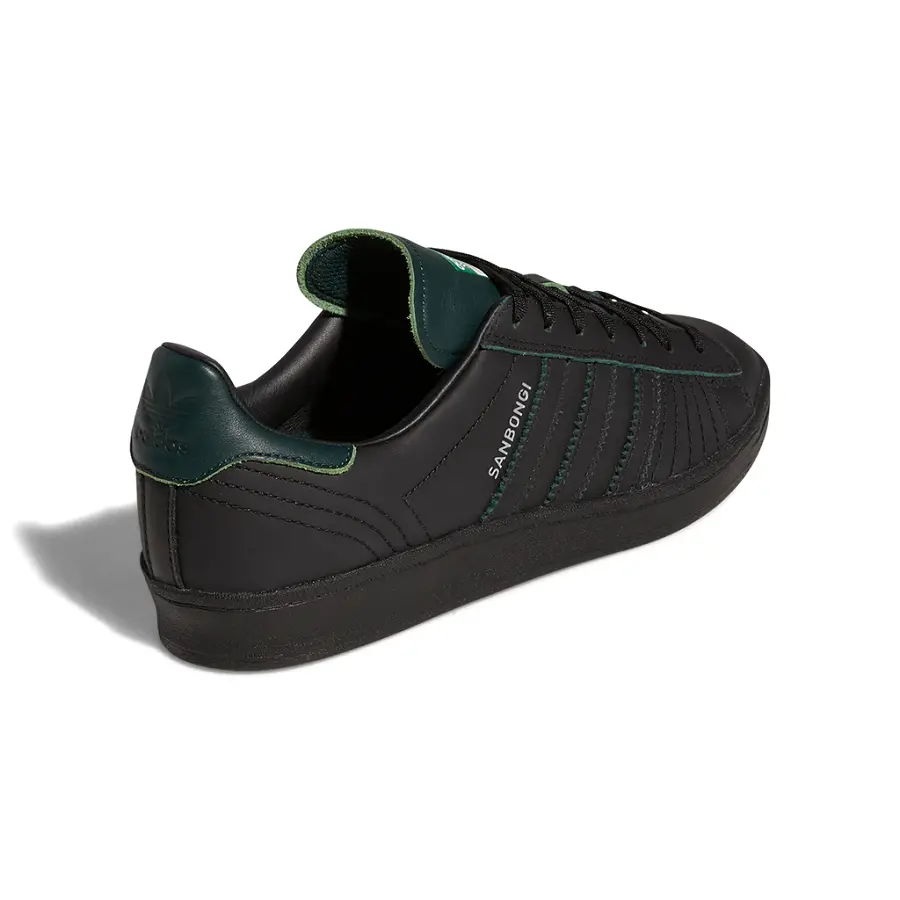 Alternative view of Giày Adidas Campus ADV x Shin Sanbongi 'Black Collegiate Green' GW1155