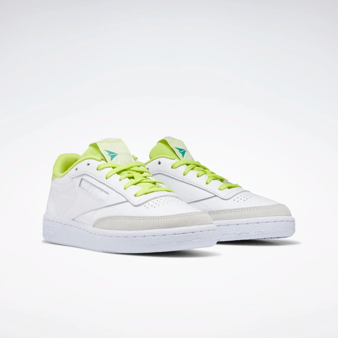 Giày Reebok Club C 85 'White Acid Yellow' GW5439 - Ảnh 5