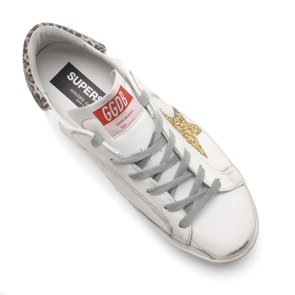 Giày Golden Goose Superstar White Leopard GWF00101-F000166-80212 - Ảnh 5
