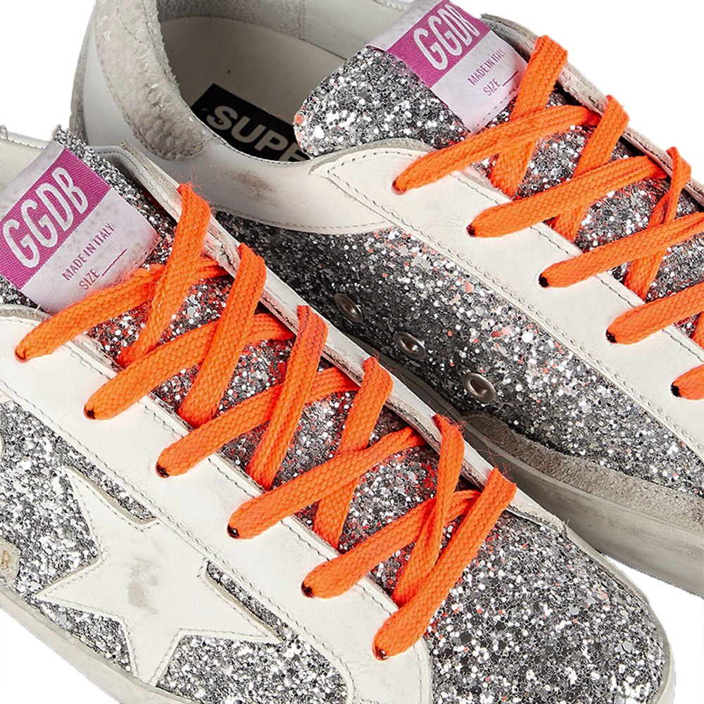 Giày Golden Goose Superstar Silver Ice GWF00104-F001630-70148 - Ảnh 5