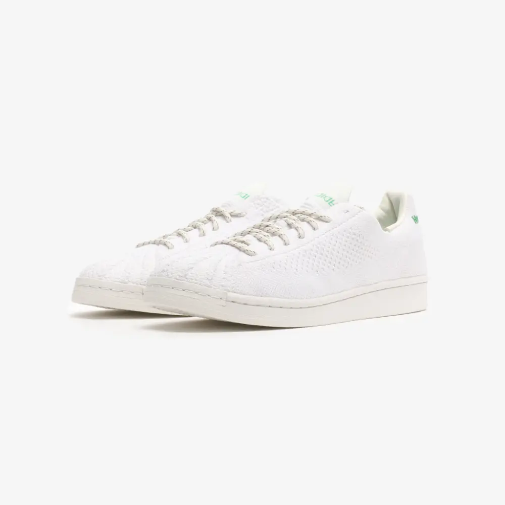 Alternative view of Giày Adidas Pharrell x Superstar Primeknit 'White' GX0194