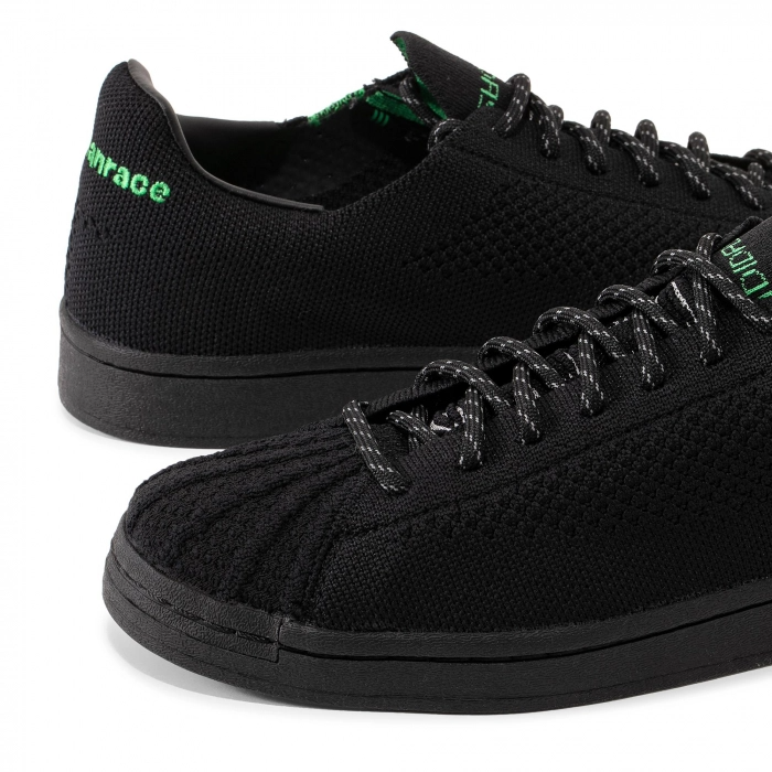 Giày Adidas Pharrell x Superstar Primeknit 'Black' GX0195 - Ảnh 3