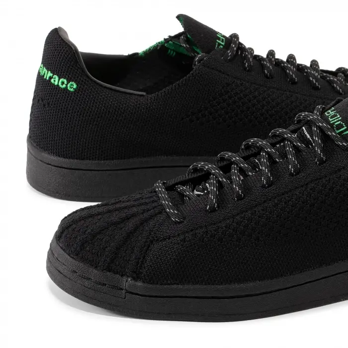 Giày Adidas Pharrell x Superstar Primeknit 'Black' GX0195 - Ảnh 3