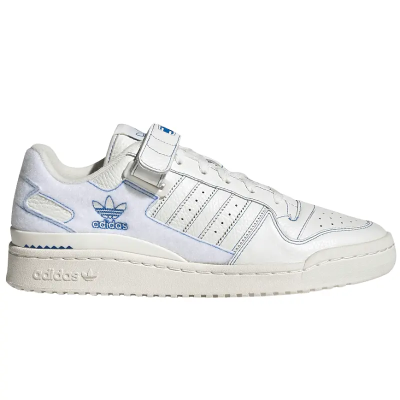 Giày Adidas Forum Low 'Off White Blue Bird' GX1018