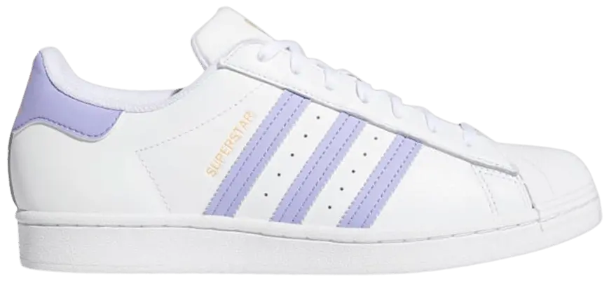 Giày Adidas Superstar 'White Light Purple' GX2537