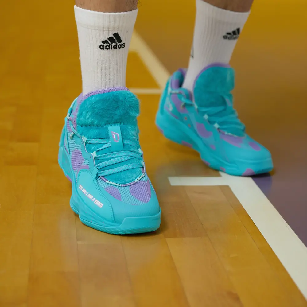 Giày Adidas Monsters Inc. x Dame 7 EXTPLY 'Sulley' GX3442 - Ảnh 3