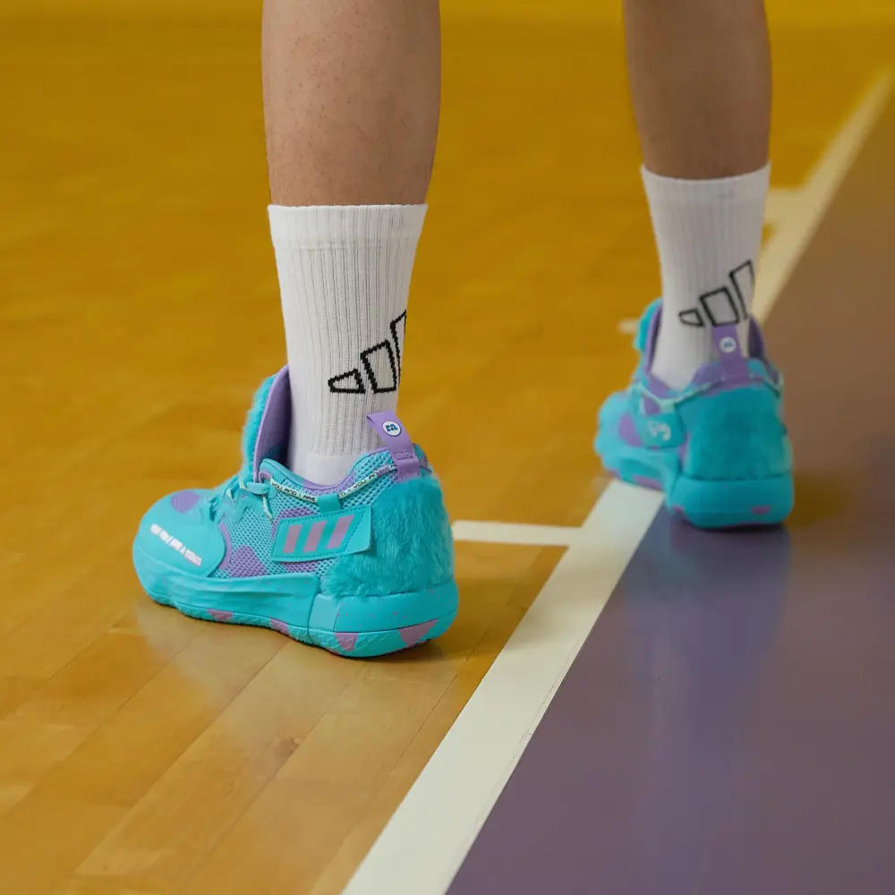 Giày Adidas Monsters Inc. x Dame 7 EXTPLY 'Sulley' GX3442 - Ảnh 4