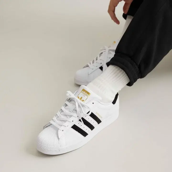 Giày Adidas Originals SuperStar 'White Black' GX3775 - Ảnh 4