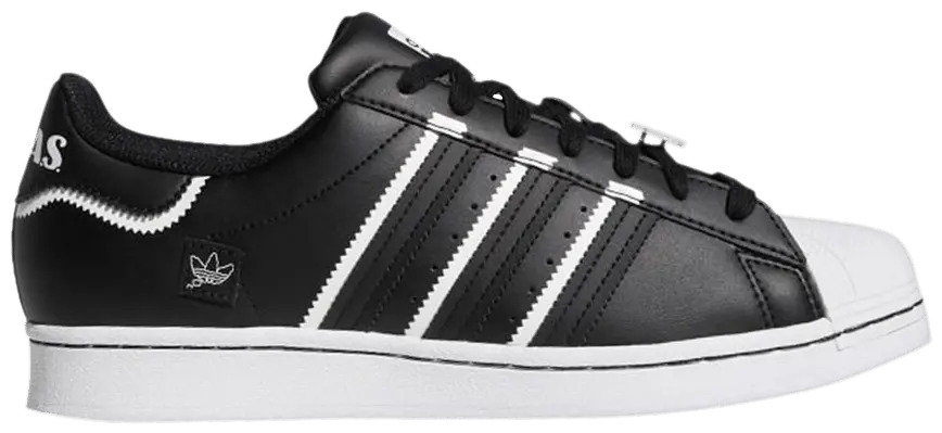 Giày Adidas Superstar 'Black White' GX5257
