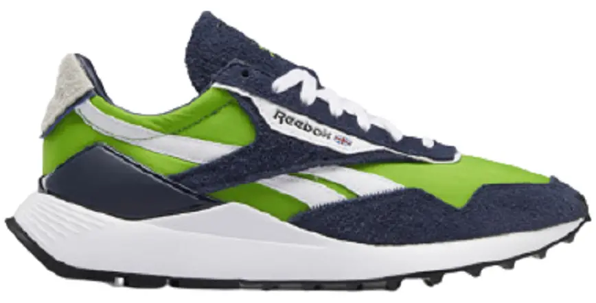Giày Reebok Classic Leather Legacy AZ 'Semi Solar Green Vector Navy' GX7569