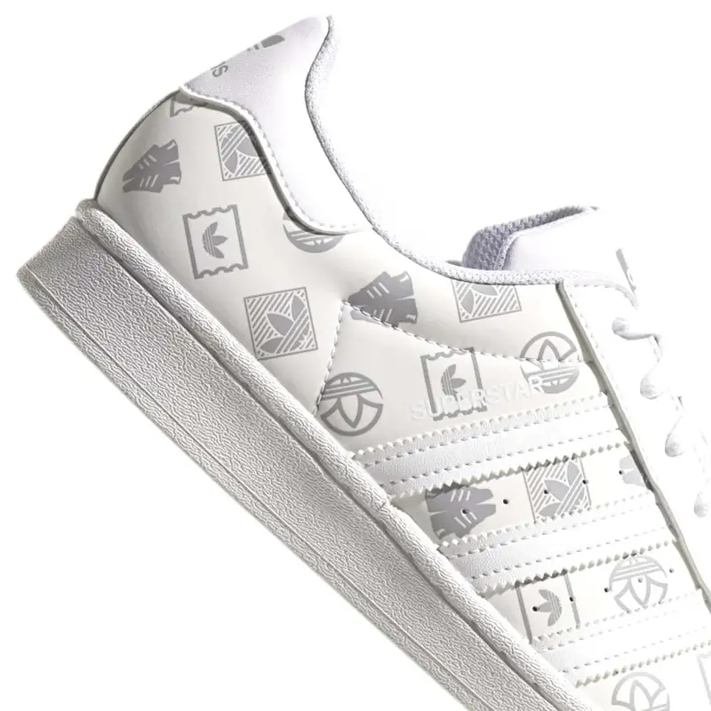 Alternative view of Giày Adidas Superstar White Logo Print GX8413