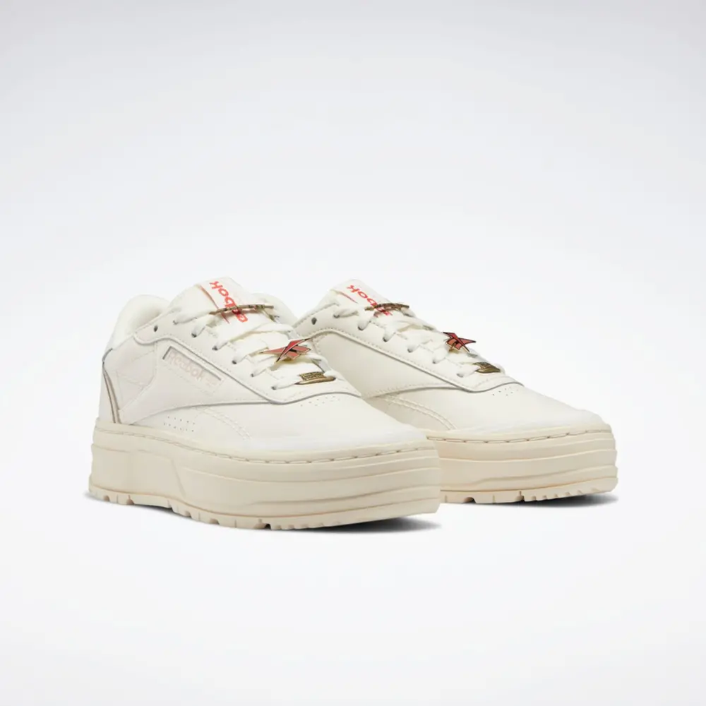 Giày Reebok Club C Double GEO 'Chalk' GX8765 - Ảnh 4