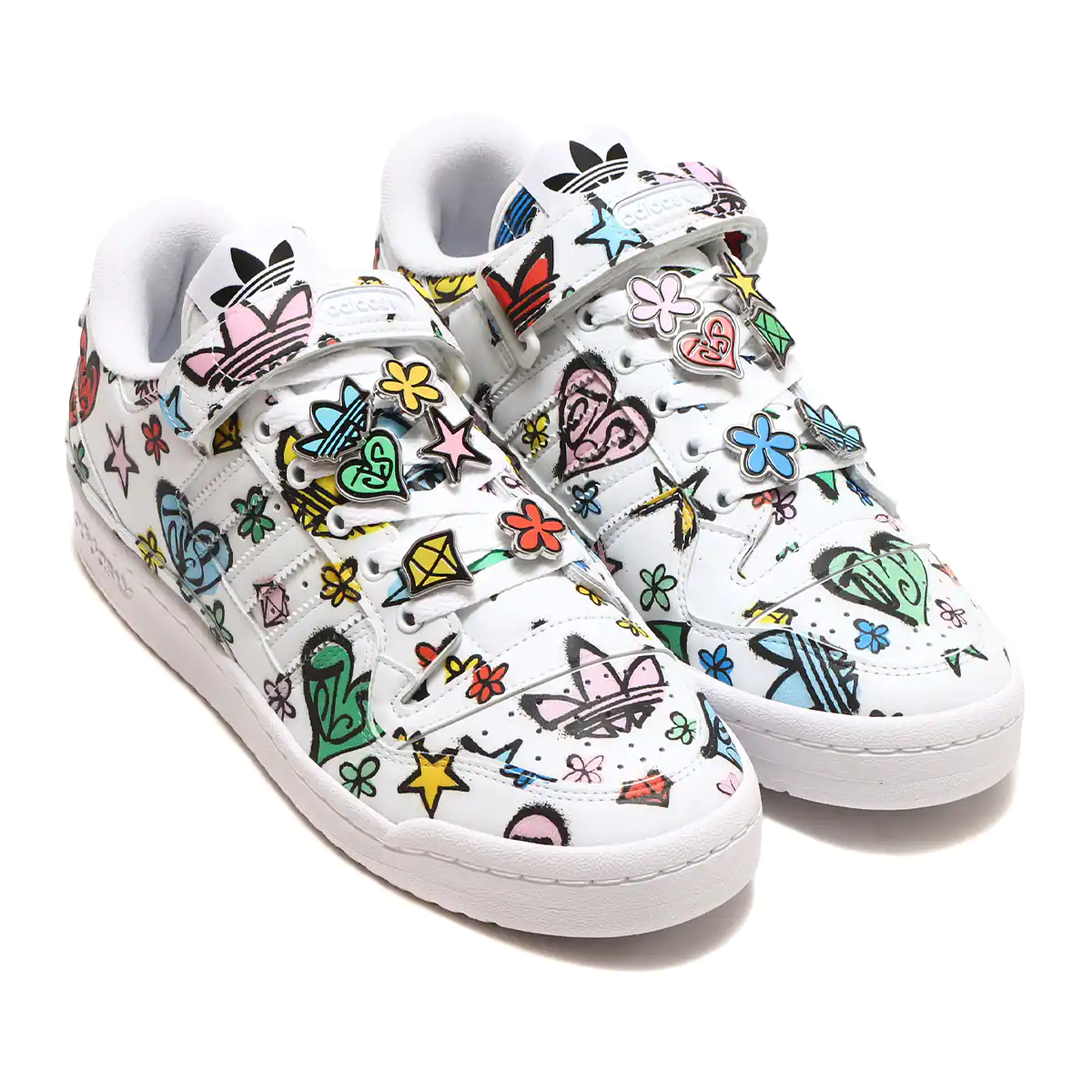 Giày Adidas Jeremy Scott Forum 84 Low 'White Graffiti' GX9668 - Ảnh 4