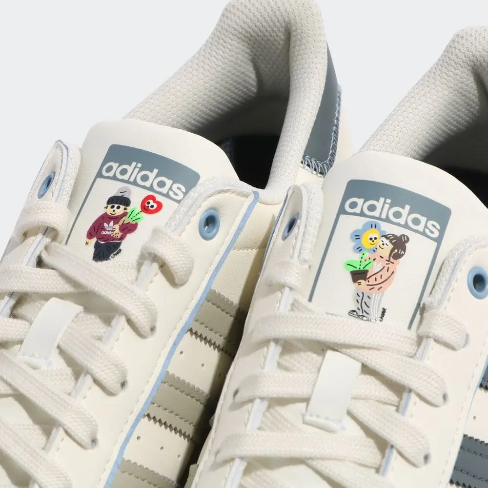 Giày Adidas Superstar x Charr Morita 'Blue' GY0009 - Ảnh 6