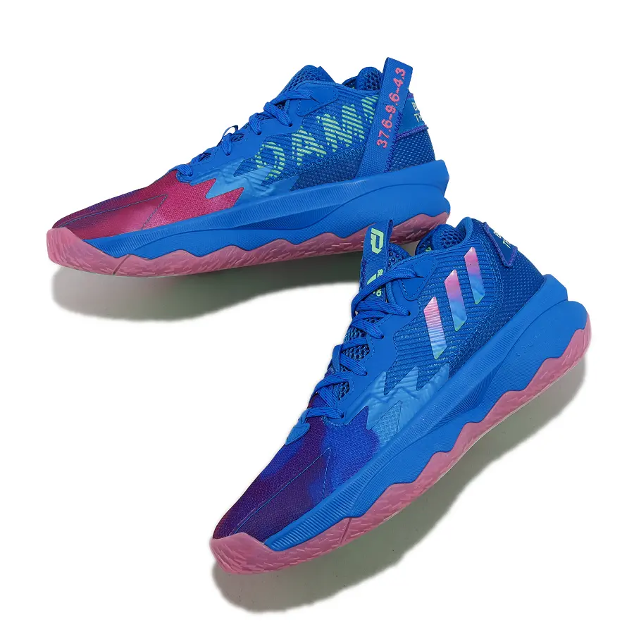 Alternative view of Giày Adidas Dame 8 J 'Blue' GY2916