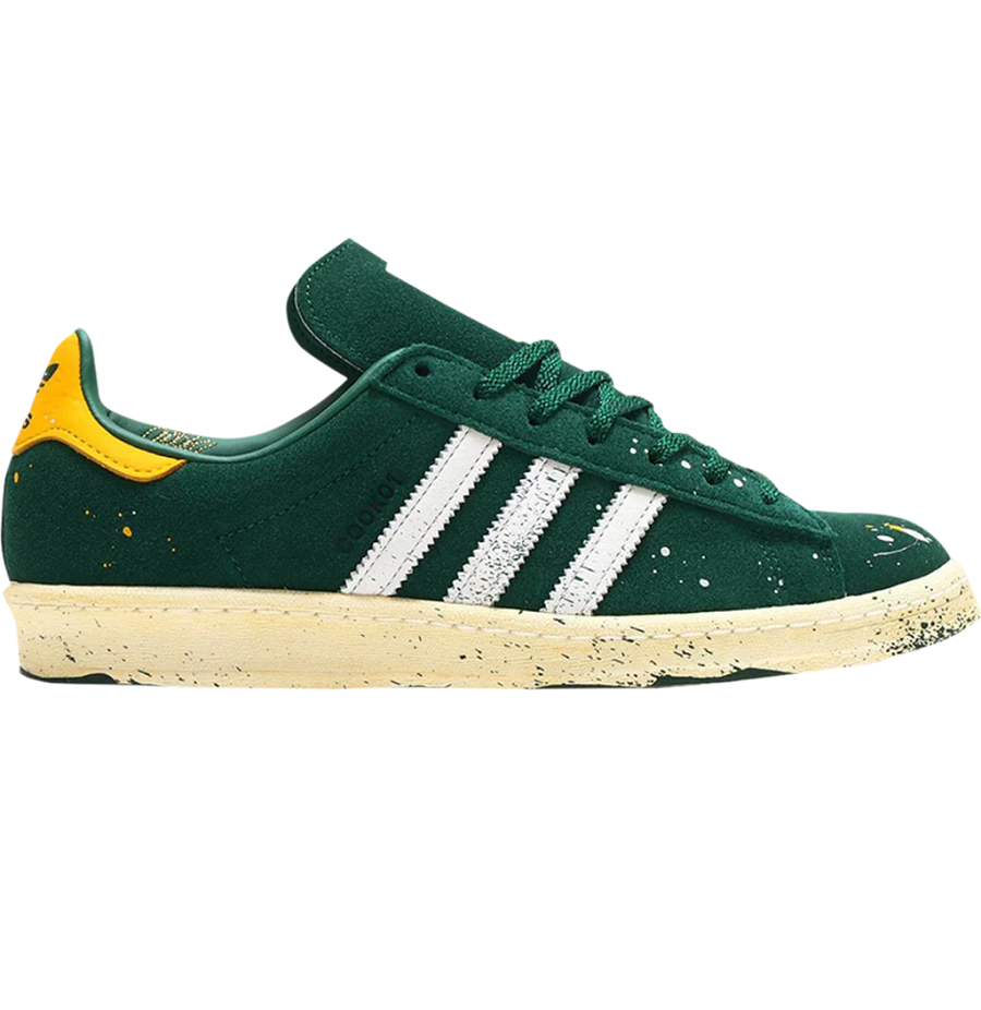 Giày Adidas COOK x Campus 80 'Paint Splatter Dark Green' GY7005