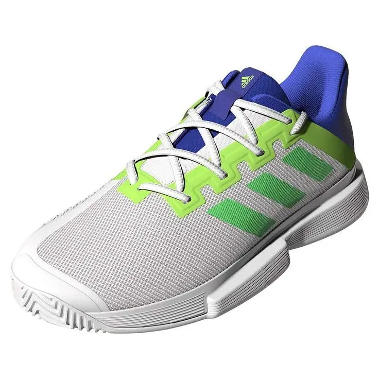 Giày Adidas Solematch Bounce Tokyo 'Neon Blue White' GY7644 - Ảnh 3