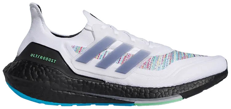 Giày Adidas UltraBoost 21 'White Screaming Green' GZ3194