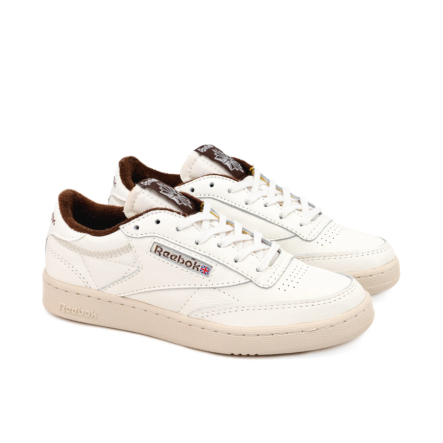 Giày Reebox Club C 85 Vintage 'Chalk Brush Brown' GZ5156 - Ảnh 4
