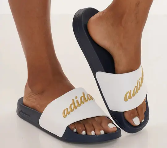 Alternative view of Dép Adidas Adilette Shower Slides 'Blue White' GZ5930