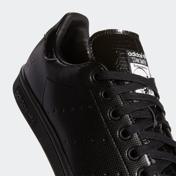 Giày Adidas Stan Smith Primegreen LE Spikeless Golf 'Triple Black' GZ6482 - Ảnh 5