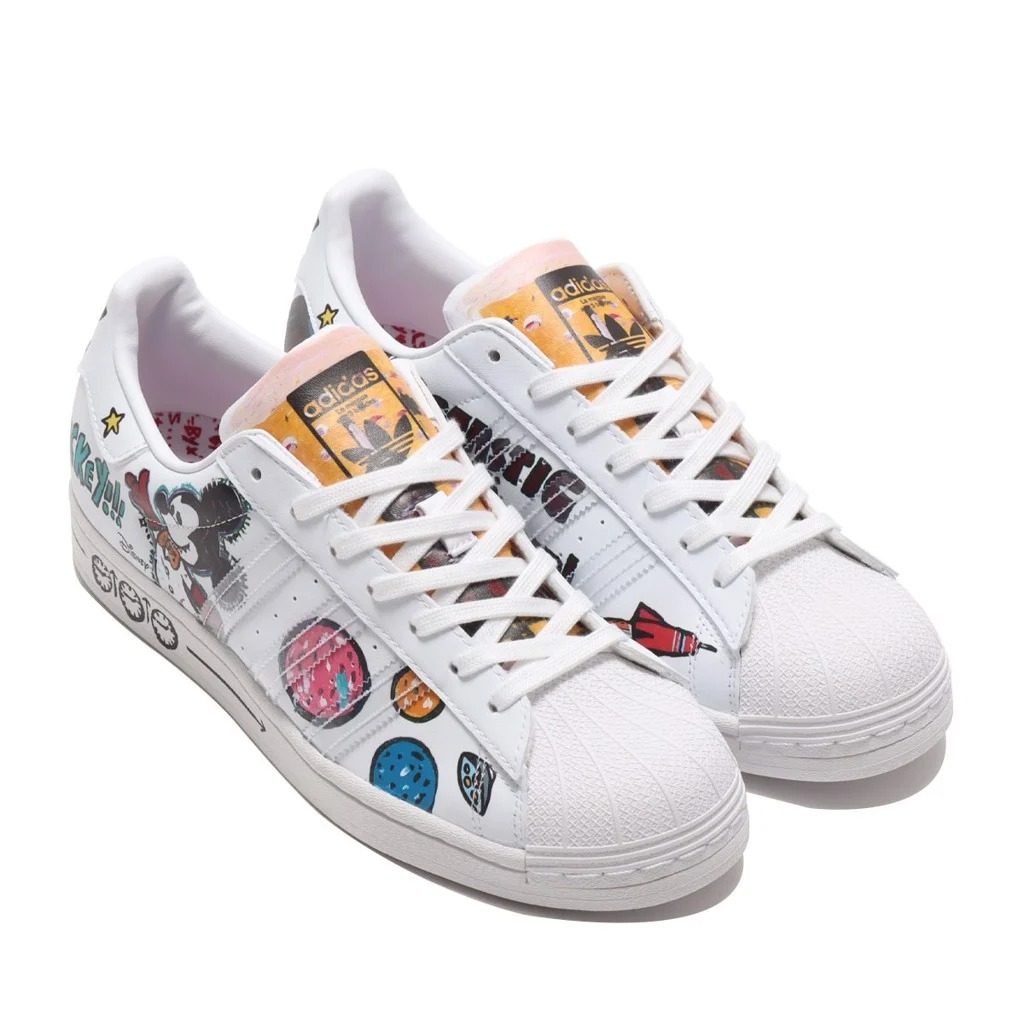 Giày Adidas Kasing Lung x Disney x Superstar Labubu Mickey Mouse GZ8839 - Ảnh 3