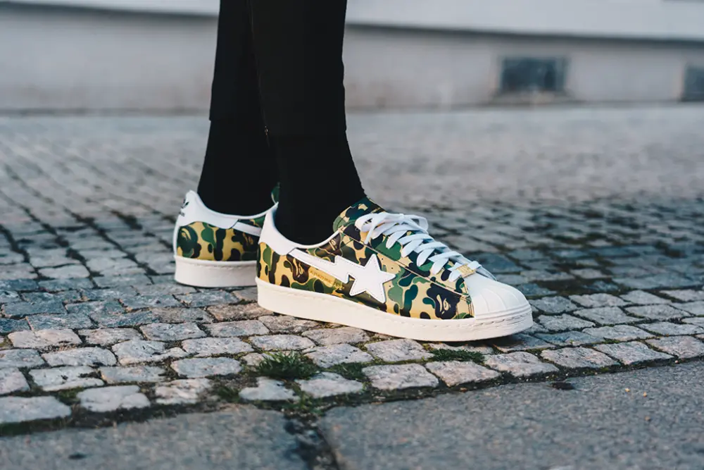 Giày Adidas BAPE x Superstar 80s 'ABC Camo' GZ8981 - Ảnh 4