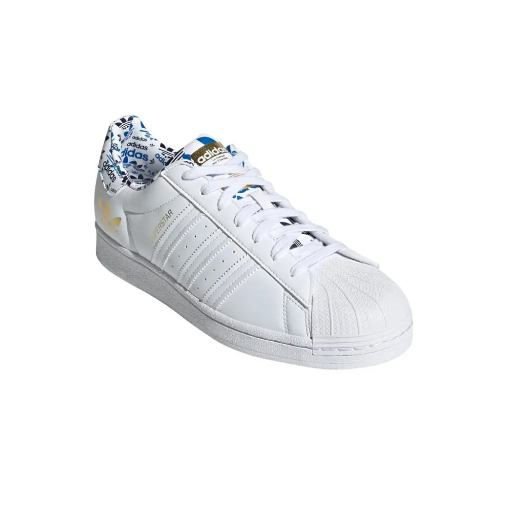 Giày Adidas Superstar 'White Gold Metallic' H00186 - Ảnh 3
