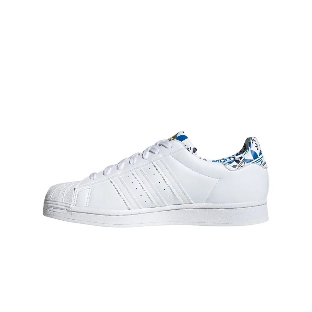 Giày Adidas Superstar 'White Gold Metallic' H00186 - Ảnh 5