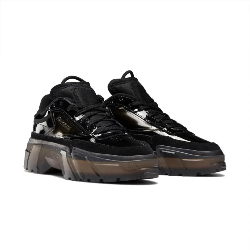 Giày Reebok Club C x Cardi B 'Core Black' H01009 - Ảnh 3