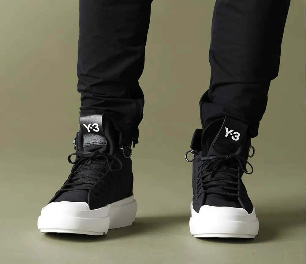 Giày Adidas x Y-3 Ajatu Court High Black Men H05621 - Ảnh 5