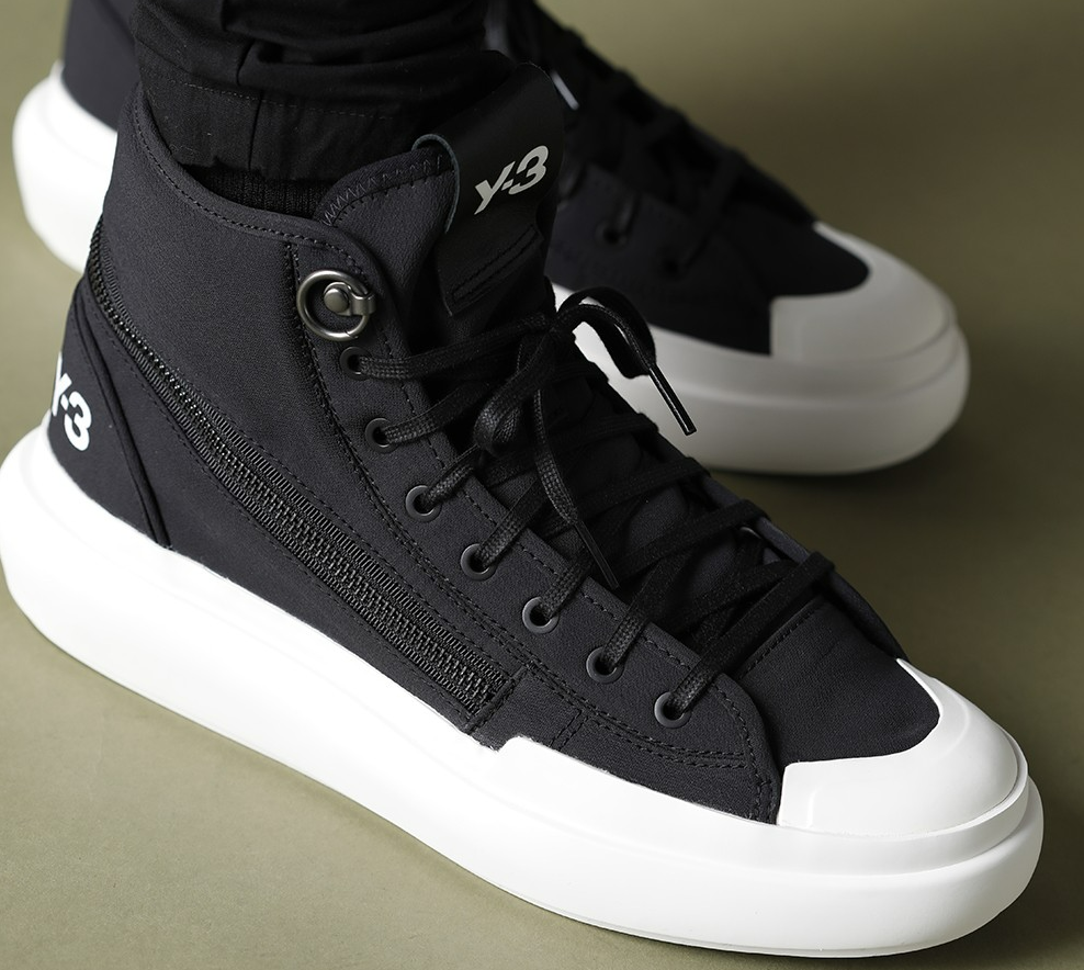 Giày Adidas x Y-3 Ajatu Court High Black Men H05621 - Ảnh 4