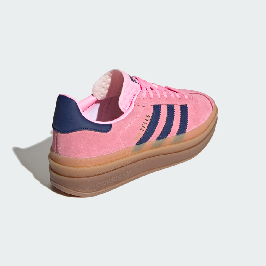 Giày Adidas Gazelle Bold 'Pink Glow' H06122 - Ảnh 4