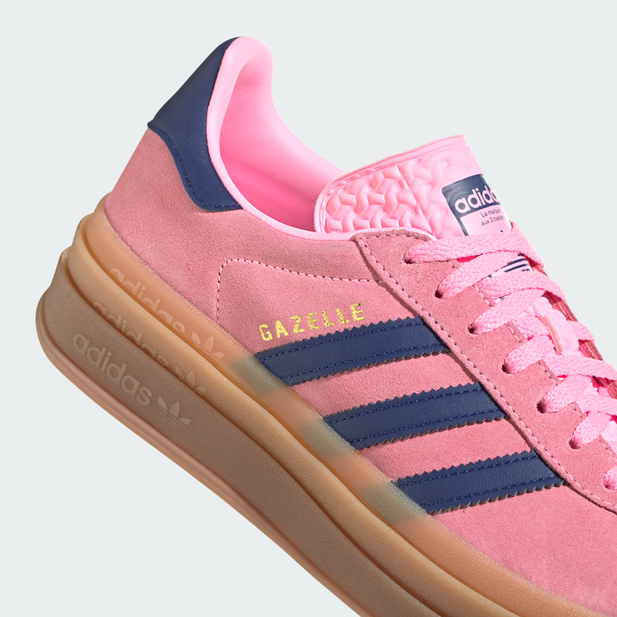 Giày Adidas Gazelle Bold 'Pink Glow' H06122 - Ảnh 5