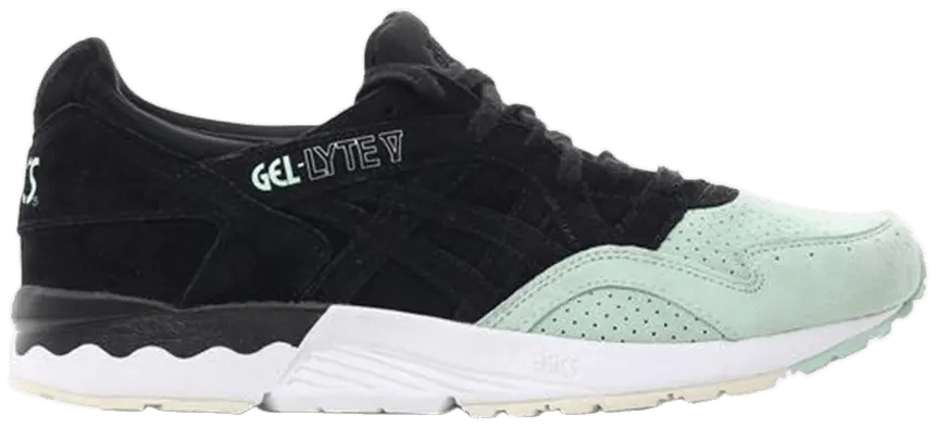 Giày Asics Gel Lyte 5 Black Mint H737L 9090