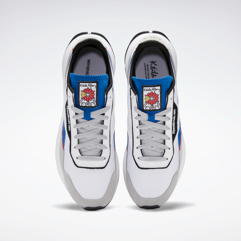 Giày Reebok Keith Haring x Classic Leather Legacy AZ 'Dancing Figures Heel Print' GZ1457 - Ảnh 2