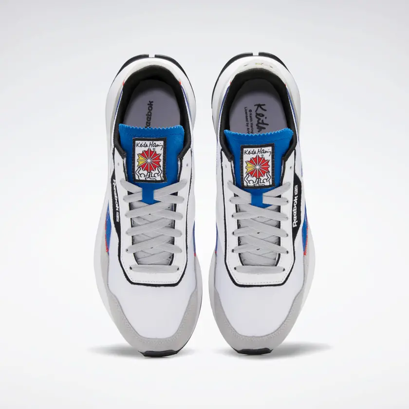 Alternative view of Giày Reebok Keith Haring x Classic Leather Legacy AZ 'Dancing Figures Heel Print' GZ1457